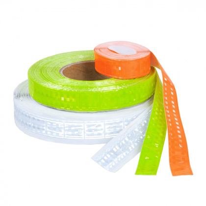 AKCIA Reflexná samolepiaca PVC páska biela - š. 25 mm - balenie 5 mm